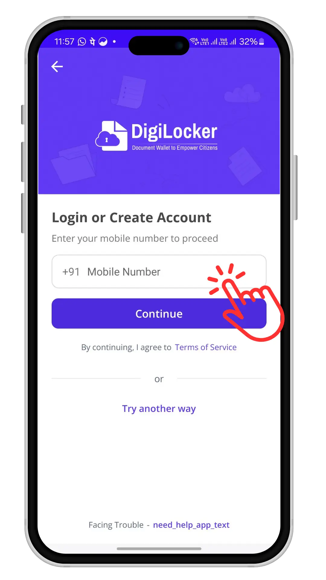 aadhaar card download using digiLocker app 2